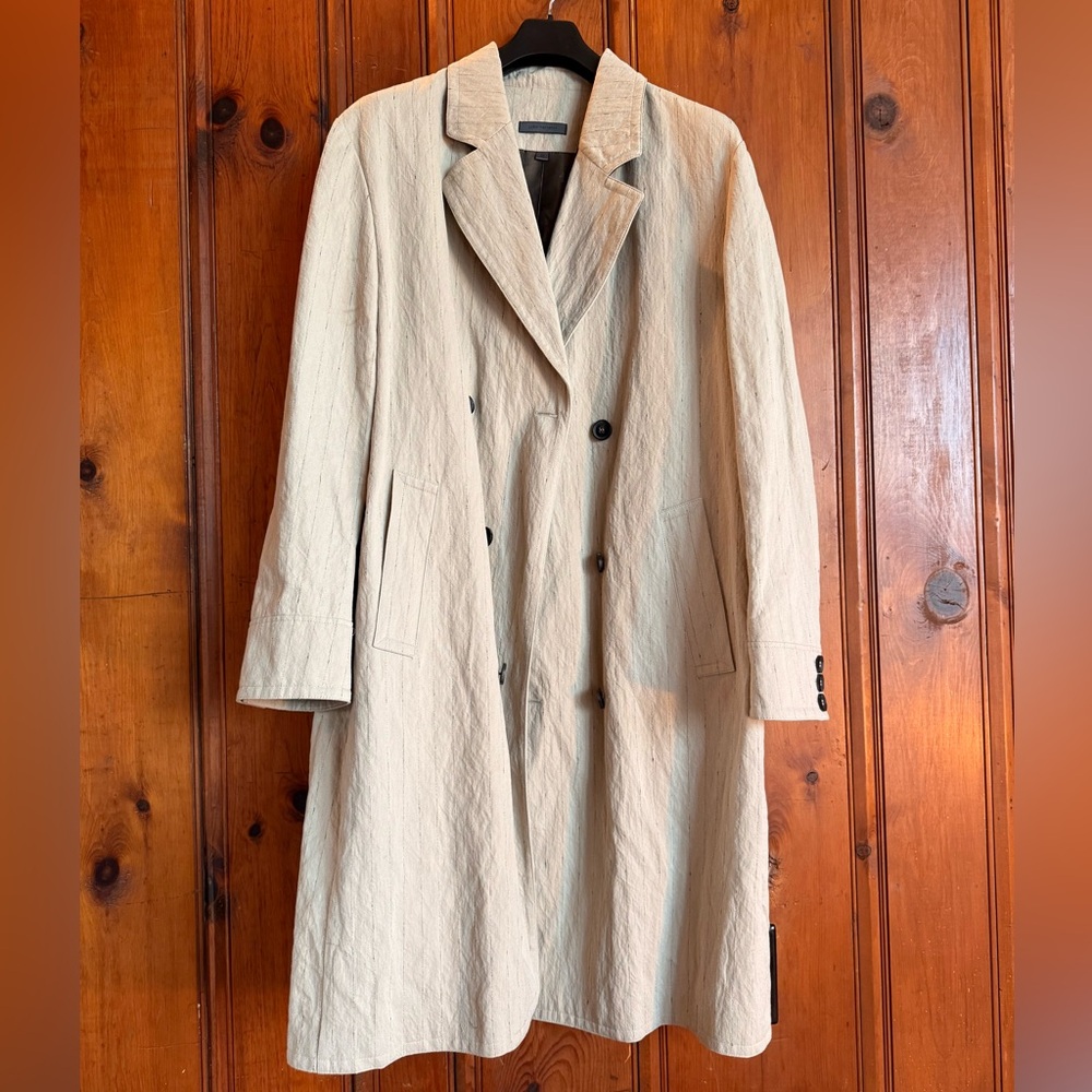 JOHN VARVATOS DELANCEY DOUBLE BREASTED COAT